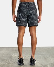 3 Yogger Stretch Elastic Waist Shorts 17" Blue V201TRYS RVCA