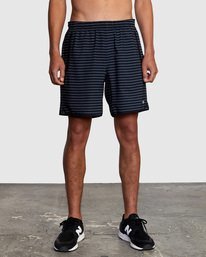 2 YOGGER STRETCH ATHLETIC SHORTS 17" Multicolor V201TRYS RVCA