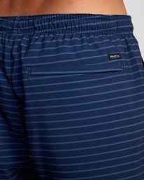 10 Yogger Stretch Elastic Waist Shorts 17" Blue V201TRYS RVCA