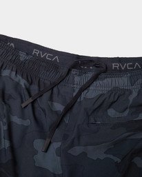 14 Yogger Stretch Elastic Waist Shorts 17" Brown V201TRYS RVCA