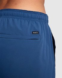 10 Yogger Stretch Elastic Waist Shorts 17" Blue V201TRYS RVCA
