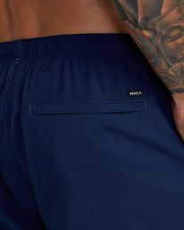 13 YOGGER STRETCH ATHLETIC SHORTS 17" Blue V201TRYS RVCA