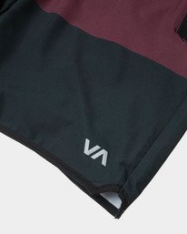 11 Yogger Stretch Elastic Waist Shorts 17" Red V201TRYS RVCA