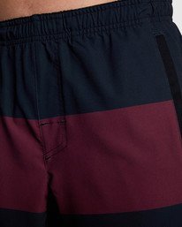 16 Yogger Stretch Elastic Waist Shorts 17" Red V201TRYS RVCA