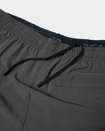 14 YOGGER STRETCH ATHLETIC SHORTS 17" Grey V201TRYS RVCA