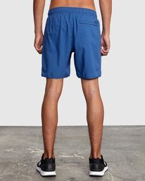 2 YOGGER STRETCH ATHLETIC SHORTS 17" Blue V201TRYS RVCA