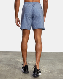 2 Yogger Stretch Elastic Waist Shorts 17" White V201TRYS RVCA