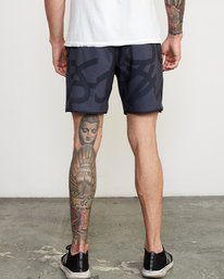 2 YOGGER STRETCH 17" SHORT(Previous Season) Grey V201TRYS RVCA