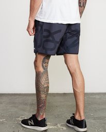 5 YOGGER STRETCH 17" SHORT(Previous Season) Grey V201TRYS RVCA