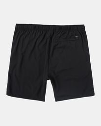 1 Yogger IV Elastic Waist Shorts 17" Black V2091YGR RVCA