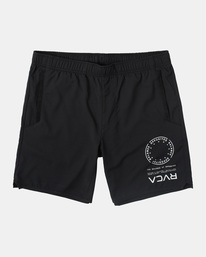 0 Yogger IV Elastic Waist Shorts 17" Black V2091YGR RVCA