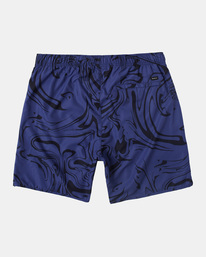 1 Yogger IV Elastic Waist Shorts 17" Blue V2091YGR RVCA