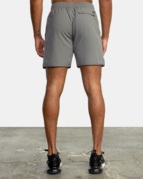 1 Yogger IV Elastic Waist Shorts 17" Black V2091YGR RVCA