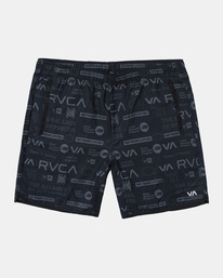 0 Yogger IV Elastic Waist Shorts 17" Black V2091YGR RVCA