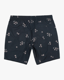 1 Yogger IV Elastic Waist Shorts 17" Black V2091YGR RVCA