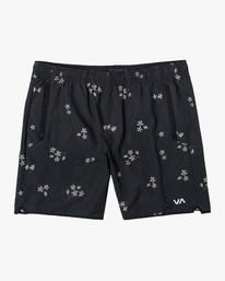 0 Yogger IV Elastic Waist Shorts 17" Black V2091YGR RVCA