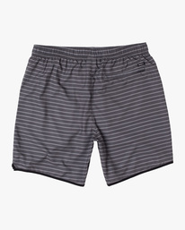 1 Yogger IV Elastic Waist Shorts 17" Black V2091YGR RVCA
