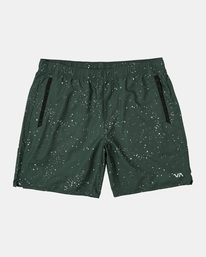 rvca, Yogger IV Elastic Waist Shorts 17", DK OLIVE SPLATTER (wzb7) YOGGER IV SHORT 17 V2091YGR