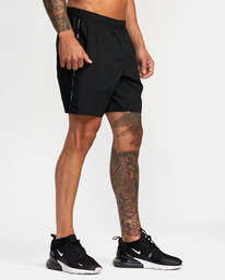 5 Yogger IV Elastic Waist Shorts 17" Grey V2091YGR RVCA