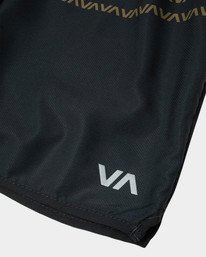 10 YOGGER IV ATHLETIC SHORTS 17" Black V2091YGR RVCA