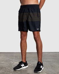 4 YOGGER IV ATHLETIC SHORTS 17" Black V2091YGR RVCA