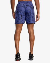 3 Yogger IV Elastic Waist Shorts 17" Blue V2091YGR RVCA