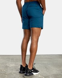 6 Yogger IV Elastic Waist Shorts 17" Blue V2091YGR RVCA