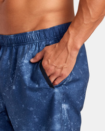 8 Yogger IV Elastic Waist Shorts 17" Blue V2091YGR RVCA