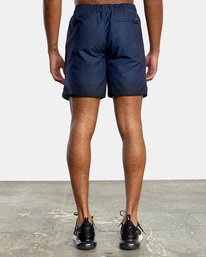 1 Yogger IV Elastic Waist Shorts 17" Blue V2091YGR RVCA