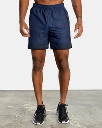 0 Yogger IV Elastic Waist Shorts 17" Blue V2091YGR RVCA