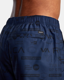 9 Yogger IV Elastic Waist Shorts 17" Blue V2091YGR RVCA