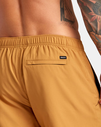 7 Yogger IV Elastic Waist Shorts 17" Brown V2091YGR RVCA
