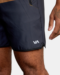 2 Yogger IV Elastic Waist Shorts 17" Brown V2091YGR RVCA