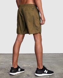 6 Yogger IV Elastic Waist Shorts 17" Brown V2091YGR RVCA