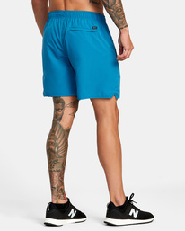 6 Yogger IV Elastic Waist Shorts 17" Blue V2091YGR RVCA