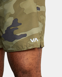 4 YOGGER IV ATHLETIC SHORTS 17" Grey V2091YGR RVCA