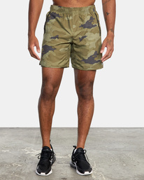 2 YOGGER IV ATHLETIC SHORTS 17" Grey V2091YGR RVCA