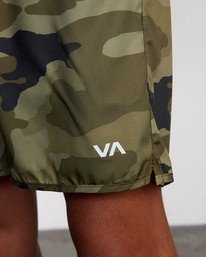 8 YOGGER IV ATHLETIC SHORTS 17" Grey V2091YGR RVCA