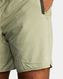3 Yogger IV Elastic Waist Shorts 17" Green V2091YGR RVCA