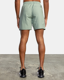 1 Yogger IV Elastic Waist Shorts 17" Green V2091YGR RVCA