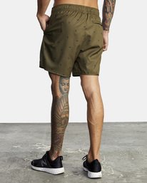 5 Yogger IV Elastic Waist Shorts 17" Green V2091YGR RVCA