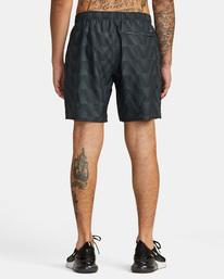 2 Yogger IV Elastic Waist Shorts 17" Black V2091YGR RVCA