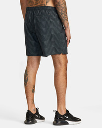 5 Yogger IV Elastic Waist Shorts 17" Black V2091YGR RVCA