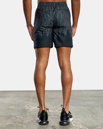1 Yogger IV Elastic Waist Shorts 17" Black V2091YGR RVCA