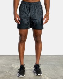 0 Yogger IV Elastic Waist Shorts 17" Black V2091YGR RVCA