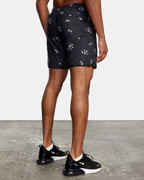 6 Yogger IV Elastic Waist Shorts 17" Black V2091YGR RVCA