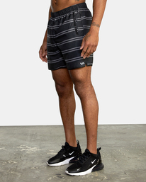 5 Yogger IV Elastic Waist Shorts 17" Black V2091YGR RVCA