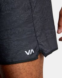 4 Yogger IV Elastic Waist Shorts 17" Black V2091YGR RVCA