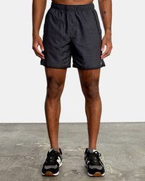 2 Yogger IV Elastic Waist Shorts 17" Black V2091YGR RVCA