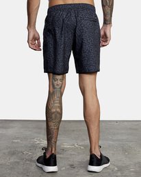 4 Yogger IV Elastic Waist Shorts 17" Black V2091YGR RVCA